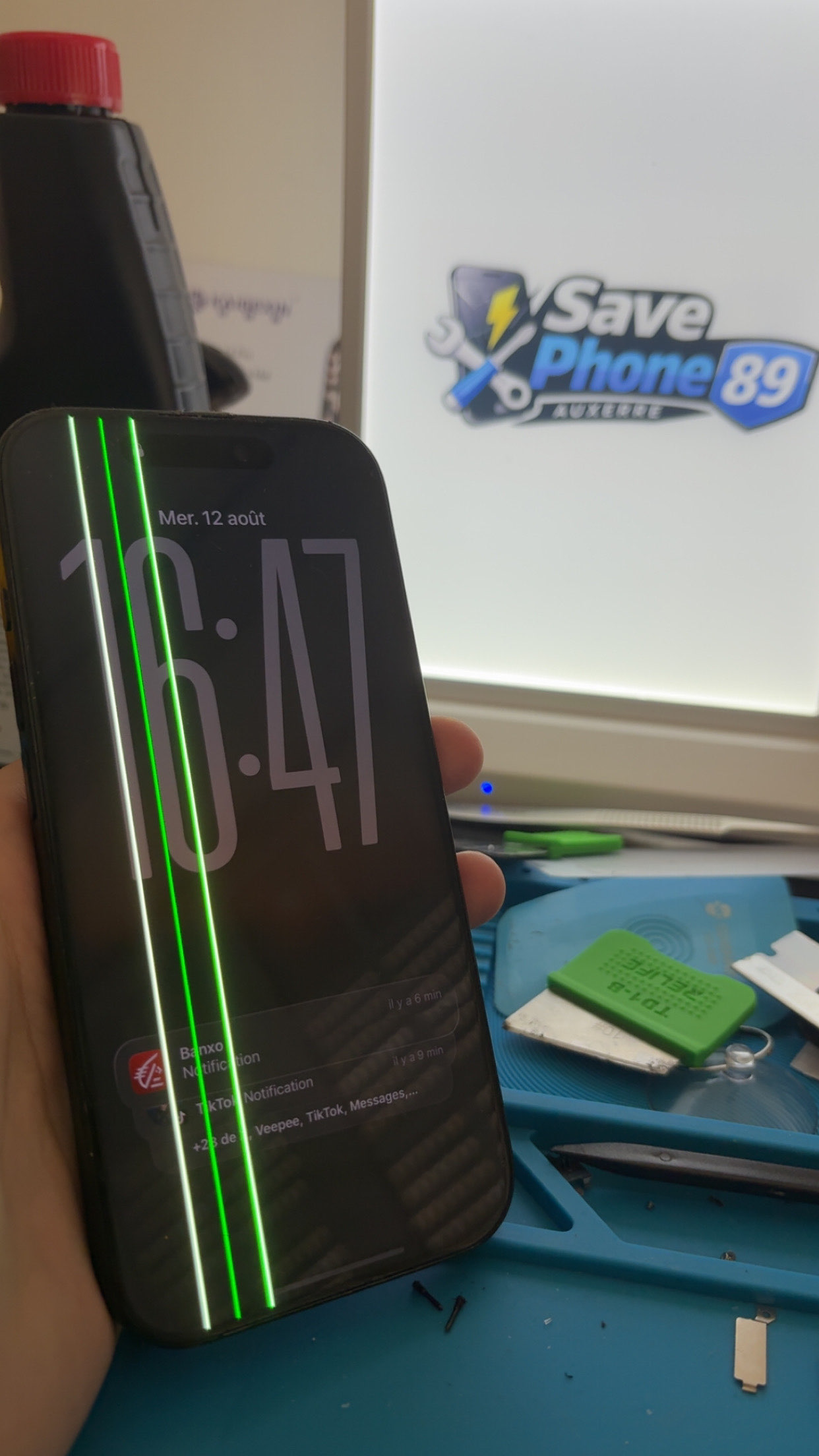 Téléphone avant réparation — Save Phone 89 Auxerre
