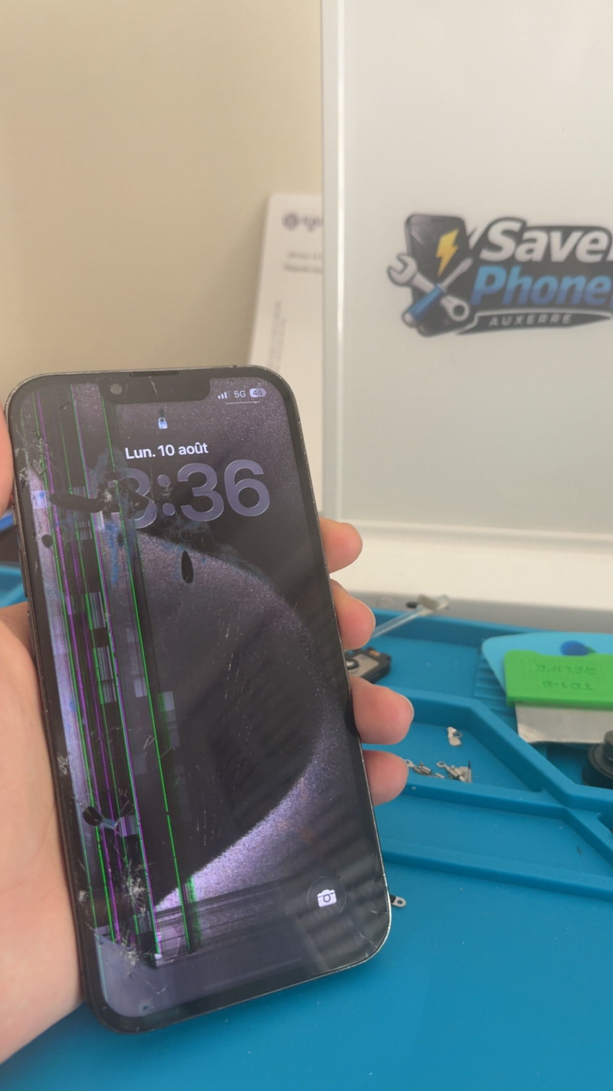 Téléphone avant réparation — Save Phone 89 Auxerre