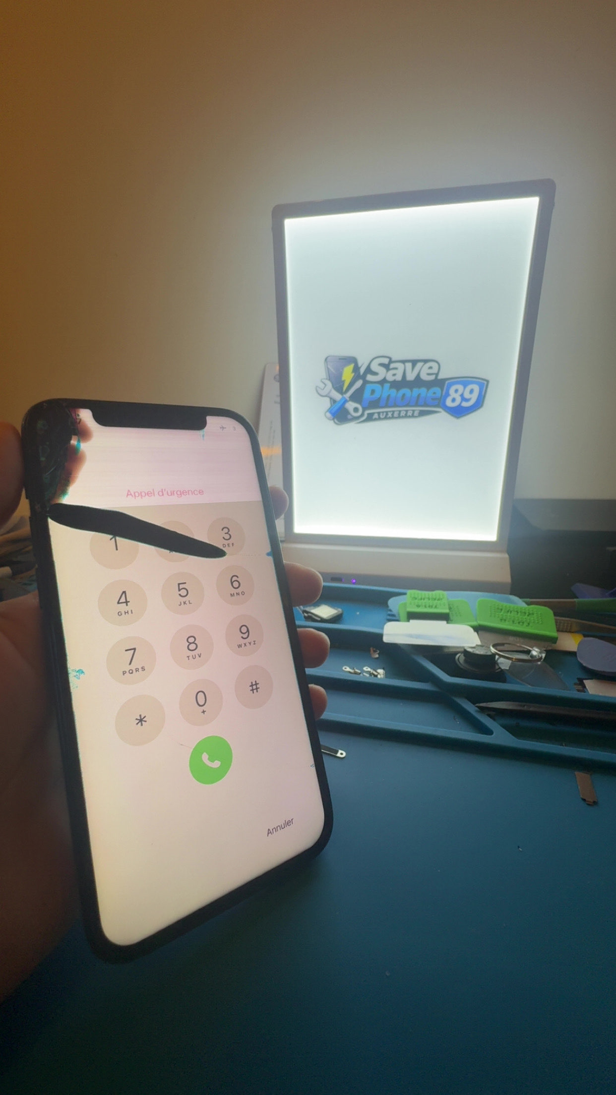 Téléphone avant réparation — Save Phone 89 Auxerre